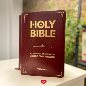 NKJV Holy Bible With Personal Commentary by Bishop Macedo